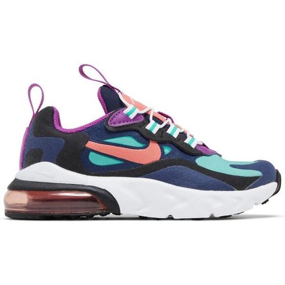 Nike Multicolor Air Max 270 React Lace-Up Sneakers Size 6.5 - Picture 8 of 11